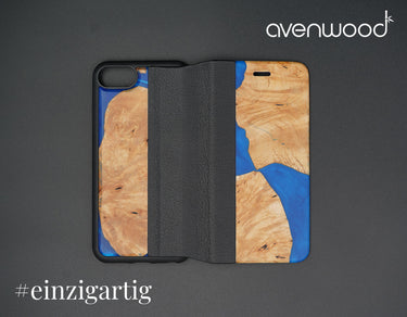 iPhone 7 / 8 PORTO COLLECTION Flipcase 3910 Blau